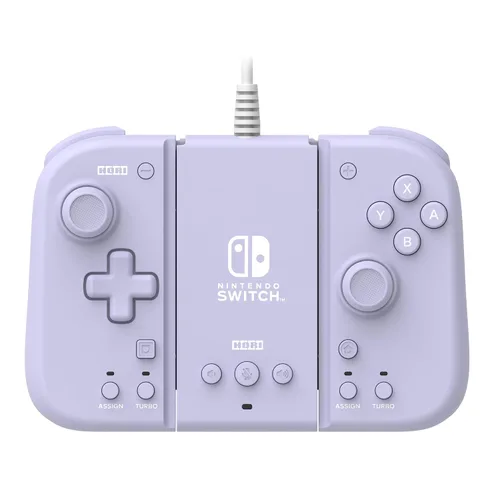Vista 2 de HORI Split Pad Compact Attachment Set (Lavender) for Nintendo Switch - Officially Licensed By Nintendo