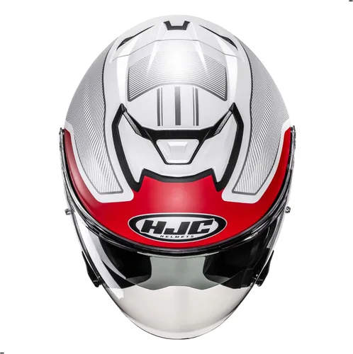 Vista 4 de Casco de moto de cara abierta HJC i31 Tevis, Aprobado DOT (MC1SF, XS)