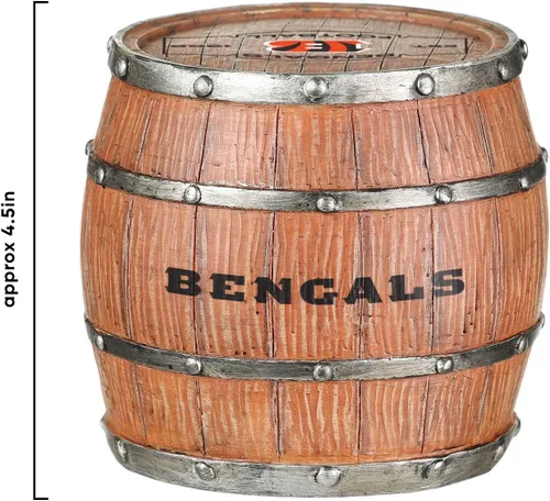 Vista 56 de FOCO NFL Team Logo 5-Pack Barrel Beverage Drink Coaster Set