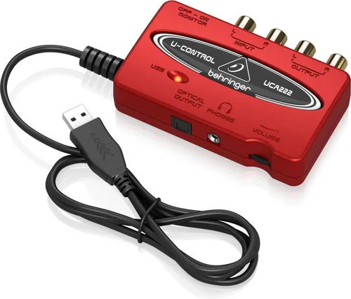 Vista 3 de Behringer UFO202-BK - Paquete de grabación de vinilo con interfaz de audio USB, color negro