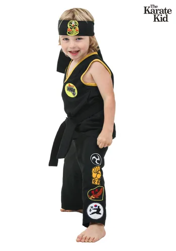 Vista 3 de Disfraz de Cobra Kai para niños pequeños Multicolor