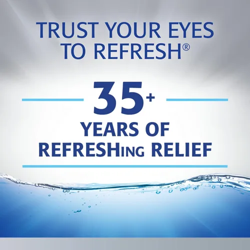 Vista 3 de Refresh Optive Advanced Lubricant Oye Gotas para los ojos secos, sin conservante, 0.01 fl oz contenedores de un solo uso, 30 cuentas