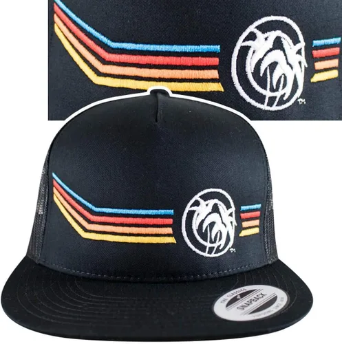 Vista 5 de Aquarius Gorra de béisbol unisex con diseño bordado, gorra de béisbol ajustable (negro)
