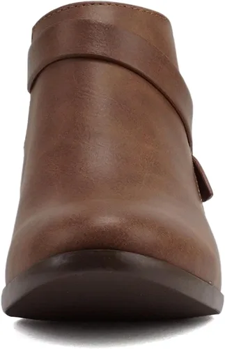 Vista 3 de Soda SWEETEN - Botines de tacón de bloque con múltiples correas y puntera cerrada para mujer