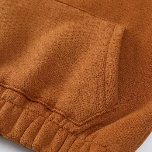 Vista 3 de Conjunto de 2 piezas de sudadera con capucha y forro polar cepillado para niños y niñas + pantalones
