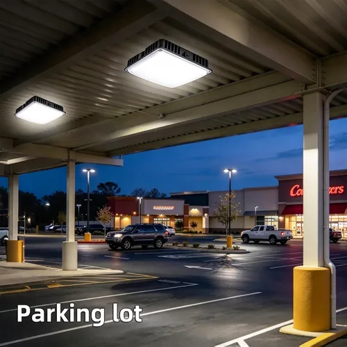 Vista 8 de WYZM Paquete de 2 luces LED de toldo de 70 W con certificación UL 8400LM