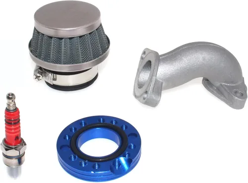 Vista 2 de Kit de carburador PZ20 compatible con Coolster Tao Tao 125cc 110cc 90cc 70cc 50cc ATV Dirt Bike Baja Kazuma Go Kart 4 tiempos actualización de motor
