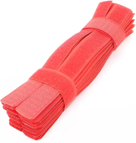 Vista 12 de 50 piezas, sujetacables reutilizables, organizador de cables, sostén de cables, 17,8 cm (multicolor2)