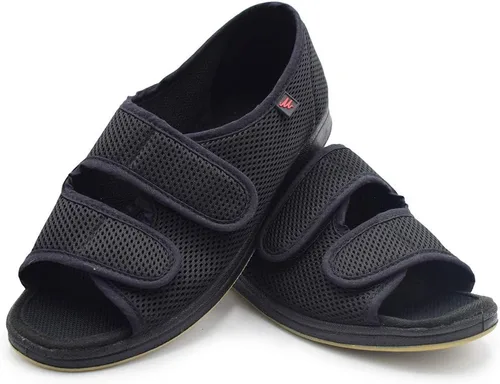 Vista 7 de W&LESVAGO Sandalias diabéticas para mujer, ancho ajustable para artritis y edema zapatos MS7008