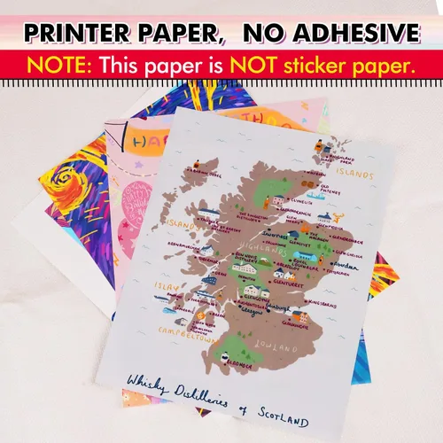 Vista 10 de KOALA PAPER Papel impermeable imprimible para impresora de inyección de tinta, 11 x 17 pulgadas, 30 hojas, papel de impresora de vinilo blanco mate