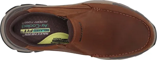 Vista 5 de Skechers Respetado-Catel Moc Toe sin cordones para hombre
