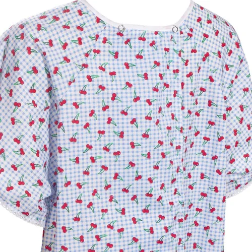 Vista 7 de Camisón de algodón con envoltura de hombro (S)