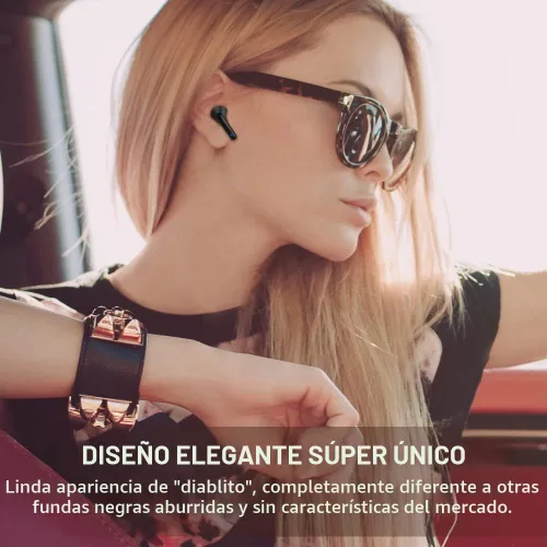 Vista 6 de Auriculares inalámbricos Bluetooth, nuevos auriculares inalámbricos para niños 2024 con reducción de ruido Bluetooth 5.1, impermeables, auriculares