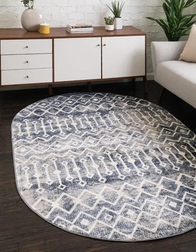 Vista 30 de Unique Loom Bohemian Trellis Collection - Alfombra rectangular de 2 x 3 pies 1 pulgada, color rosa polvoriento/marfil