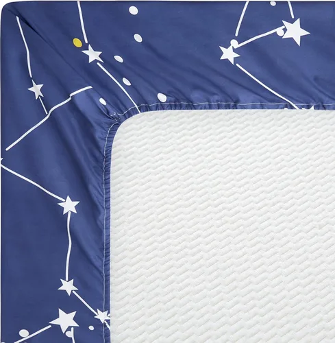 Vista 6 de Marina Decoration Ropa de cama ultra suave y sedosa con bolsillo profundo con estampado rico de rayón derivado de bambú para todas las estaciones