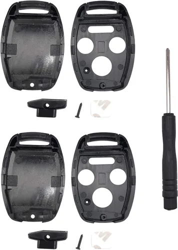 Vista 2 de Horande Funda de repuesto para llavero Honda 2003-2014 Accord 2005-2006 CR-V Ridgeline 2006-2013 Civic 2009-2015 Pilot sin llave