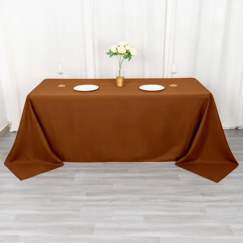 Vista 163 de Efavormart - Mantel rectangular, 60 x 102 pulgadas, resistente a las manchas y a las arrugas, lavable, mantel decorativo oblongo de tela de Amatista