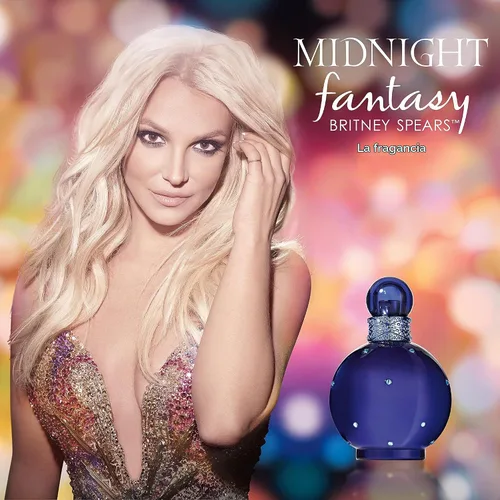 Vista 3 de Perfume para mujer Britney Spears, Midnight Fantasy, Eau De Parfum EDP Spray para mujeres, 1 fl oz