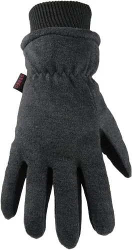 Vista 8 de OZERO Winter Gloves Deerskin Suede Leather and Insulated Polar Fleece Water Resistant Thermal Gifts for Men and Women