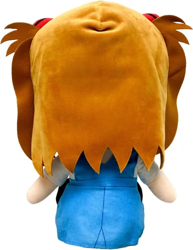 Vista 3 de Great Eastern Entertainment Evangelion Nueva Película - Asuka Langley (Uniforme Escolar) Felpa Sentada 12" H