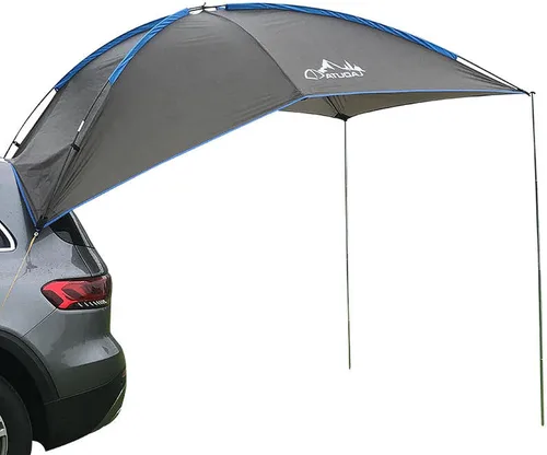 Vista 8 de Tienda de campaña para la puerta trasera del automóvil, toldo para auto, protección solar, impermeable, para SUV, MPV, Hatchback, minivan, camping