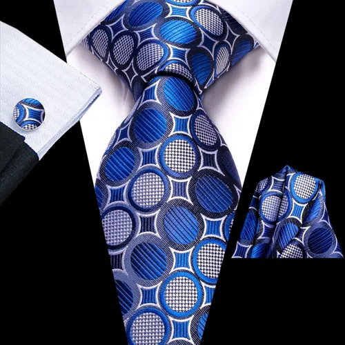 Vista 62 de Hi-Tie Corbatas de seda para hombre, diseño de cachemira a rayas, con bolsillo, gemelos cuadrados, conjunto formal de negocios
