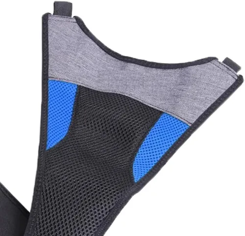 Vista 5 de Funda protectora para el sudor, cinturón de rodillos para montar en casa, color azul