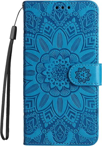 Vista 2 de XYX Wallet Case for Redmi Note 10s, Sunflowers Pattern Folio Stand Credit Card Slots Magnetic Closure Flip Protective Cover for Xiaomi Redmi Note