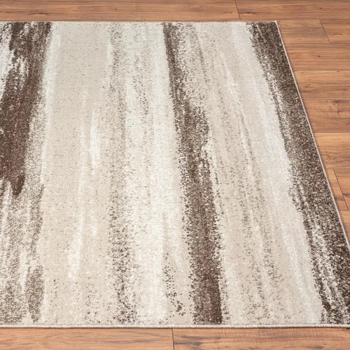 Vista 4 de LUXE WEAVERS Alfombra Alfombra de Área Moderna Resistente a las Manchas, Marrón/Tamaño 2x3