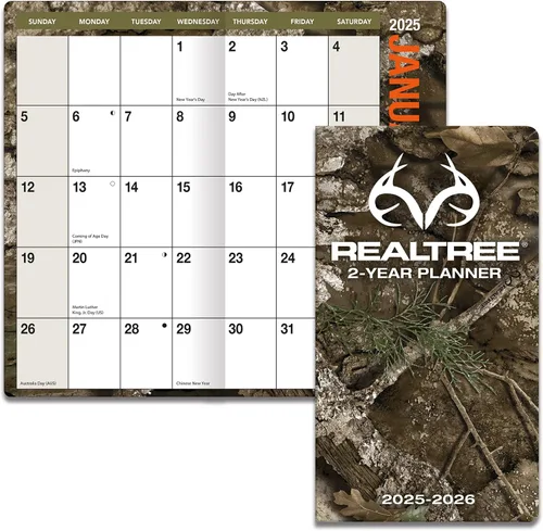 Vista 2 de TURNER LICENSING Realtree 2025 - Planificador de dos años - PF (25998161228)