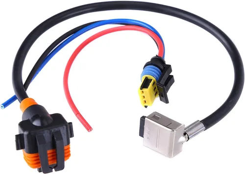 Vista 3 de Unidad de control de balasto de faros delanteros HID de xenón con cable de conexión de encendido y bombilla D3S para Ford Mustang 2010-2019