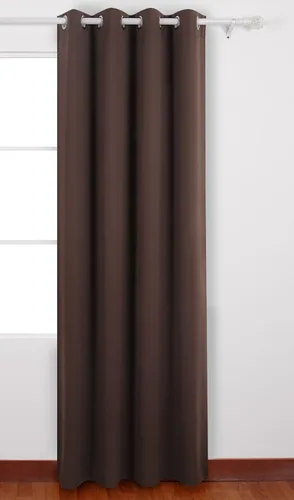 Vista 8 de Deconovo Paneles superiores con ojales, estampado marroquí azul celeste, aislamiento térmico, para ventana de dormitorio, dos cortinas transparentes