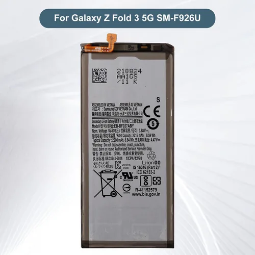 Vista 2 de Batería de repuesto EB-BF927ABY compatible con Samsung Galaxy Z Fold 3 5G SM-F926U con herramientas