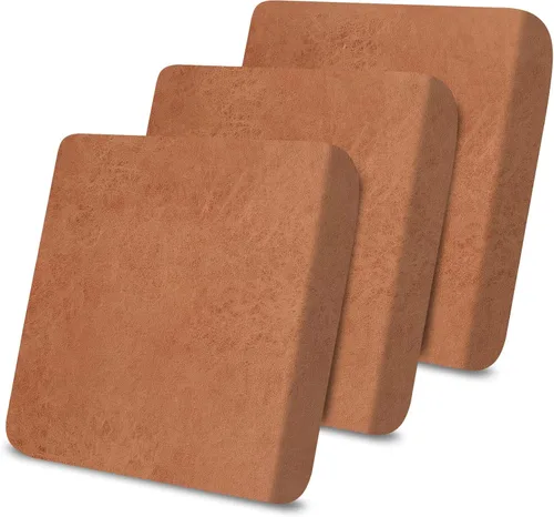 Vista 54 de Fundas de cojín tipo cuero para sofá, juego de fundas protectoras de muebles para sillón seccional, sofá biplaza de tela de elastano elástica