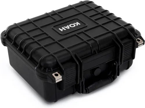 Vista 7 de Koah Funda rígida de plástico resistente a la intemperie con espuma personalizable (13 x 11 x 6 pulgadas), a prueba de agua y golpes, para cámaras