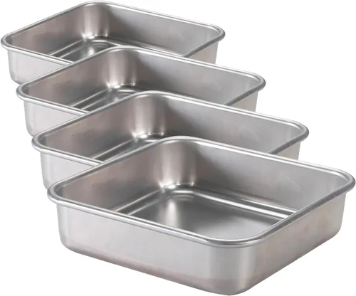Vista 3 de Nordic Ware Naturals - Molde comercial de aluminio cuadrado para pastel, 9 x 9