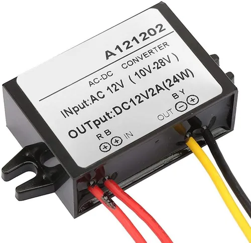 Vista 3 de Convertidor de voltios reductor: CA 10-28V a CC 12V (2A)