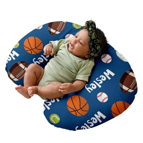 Vista 13 de Dyoart Funda de almohada de lactancia para bebé, funda de almohada personalizada para biberón, regalo personalizado para niños y niñas