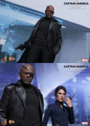 Vista 3 de Hot Toys HT902541 Escala 1:6 Nick Fury Director de S.H.I.E.L.D. Figura