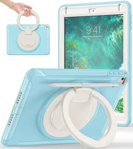 Vista 20 de BATYUE Funda para iPad de 6ª generación de 9.7 pulgadas 2018, iPad 5ª generación 2017, iPad Air 2/iPad Pro de 9.7 pulgadas, funda protectora a