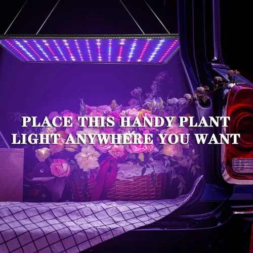 Vista 4 de Luz de cultivo para plantas de interior - SERWING Luz de cultivo LED de 200W de espectro completo, lámpara de cultivo de plantas para cultivo