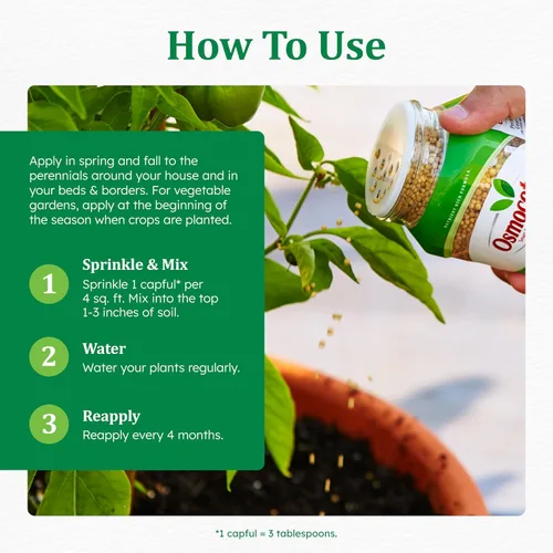 Vista 6 de Osmocote Smart-Release - Alimento para plantas con flores y verduras, 1 libra