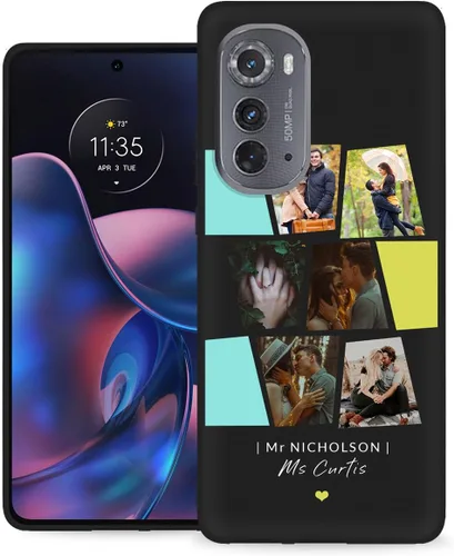 Vista 30 de Funda personalizada para Motorola Edge 2021 con nombre de texto y foto, diseño personalizado Edge2021 para teléfono móvil/smartphone/teléfono móvil