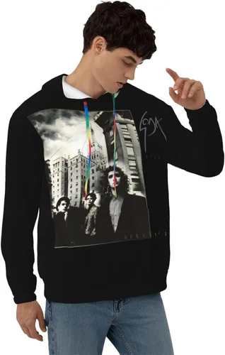 Vista 4 de Soda Stereo Doble Vida - Sudadera casual con capucha con estampado 3D y bolsillos para niños