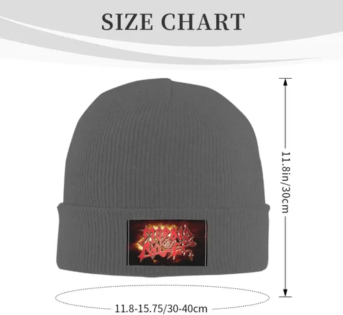Vista 2 de Beanies for Mens Womens - Basic Unisex Cuffed Skull Caps Knitted Winter Hat Classic Sleep Hats for Hiking Gardening