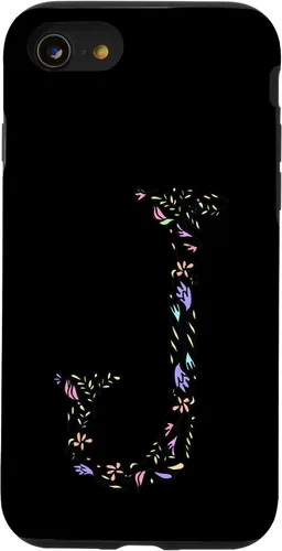 Vista 18 de Letter J Floral Monogram Vintage Initial Personalized Gift Case for iPhone 17