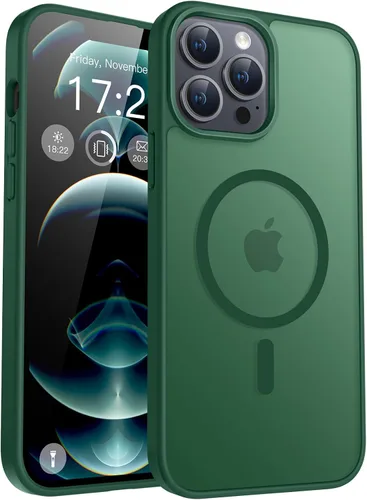 Vista 79 de Funda para teléfono Google Pixel 9 Pro XL, Compatible con Magnético, Protección contra Caídas de Grado Militar Translúcida Mate Resistente a Golpes