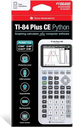 Vista 5 de Calculadora gráfica TI84PLSCEBLUBRY de Texas Instruments, Blanco