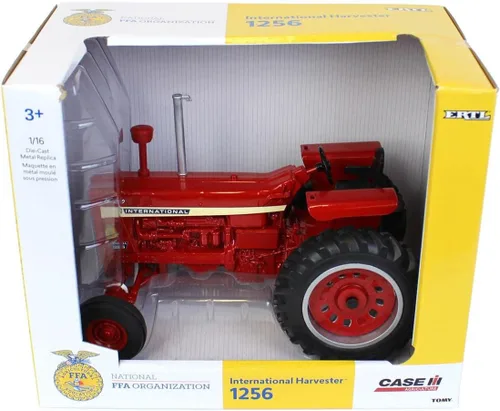 Vista 5 de ERTL 1/16 IH Farmall 1256 Tractor con logotipo FFA 44259