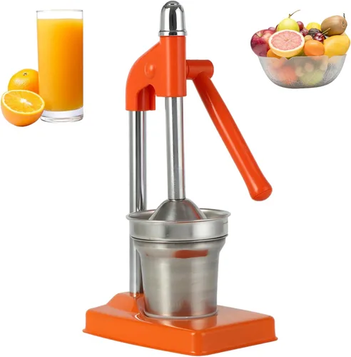 Vista 2 de Juicer Hand Press Stainless Steel Manual Juicers Effortless Fruit Squeezer for Oranges, Citrus, Lemon More